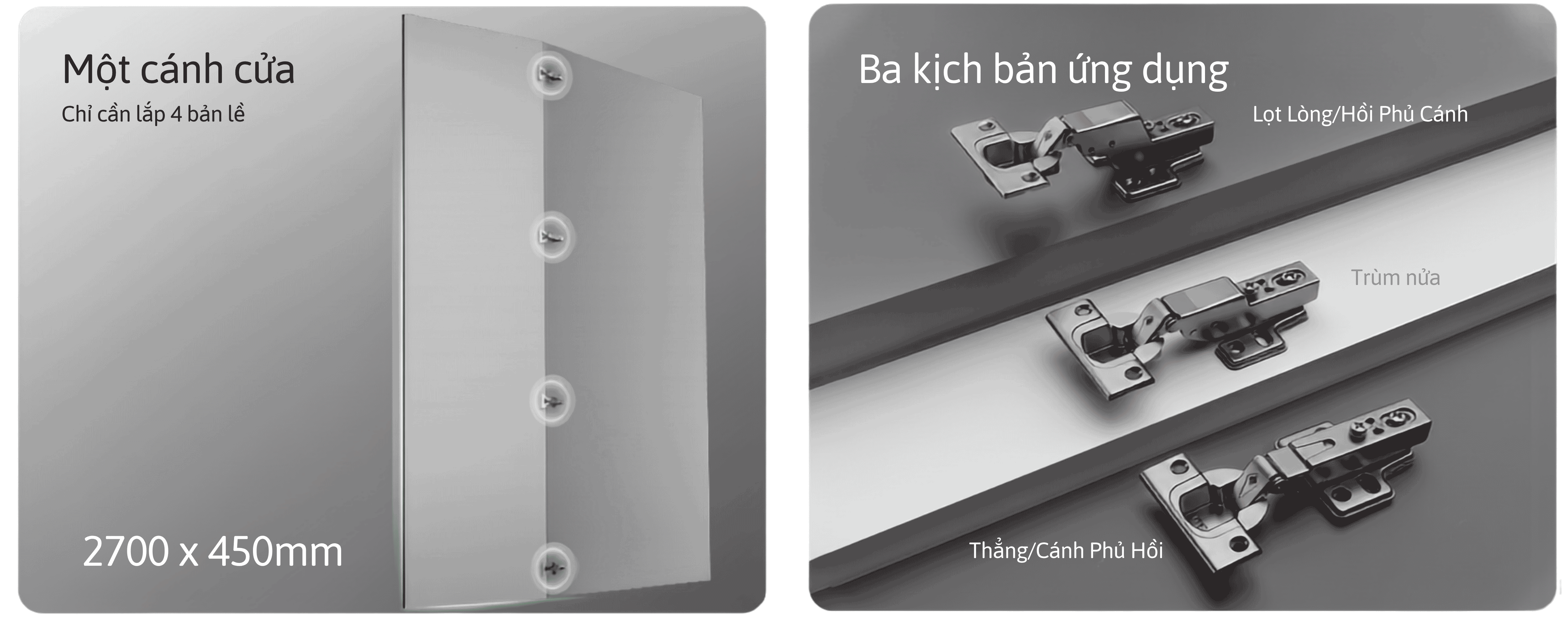 Bản Lề Giảm Chấn K63 Super Titanium