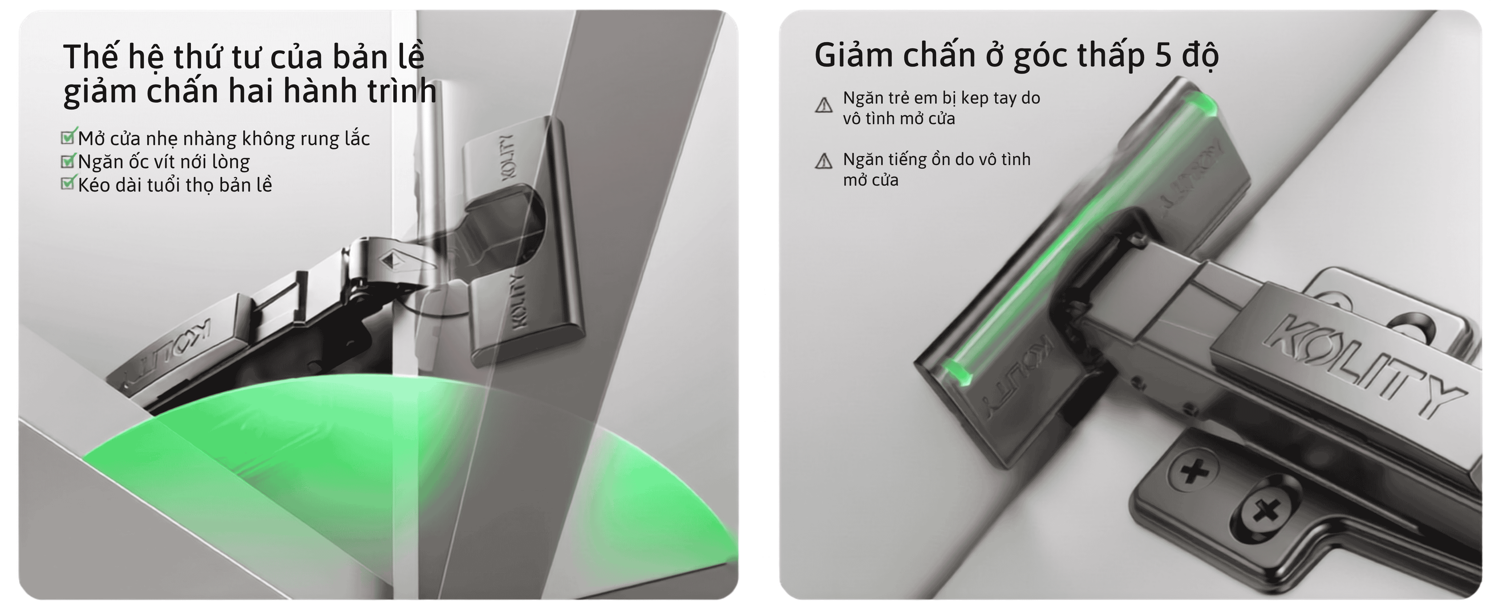 Bản Lề Giảm Chấn K63 Super Titanium