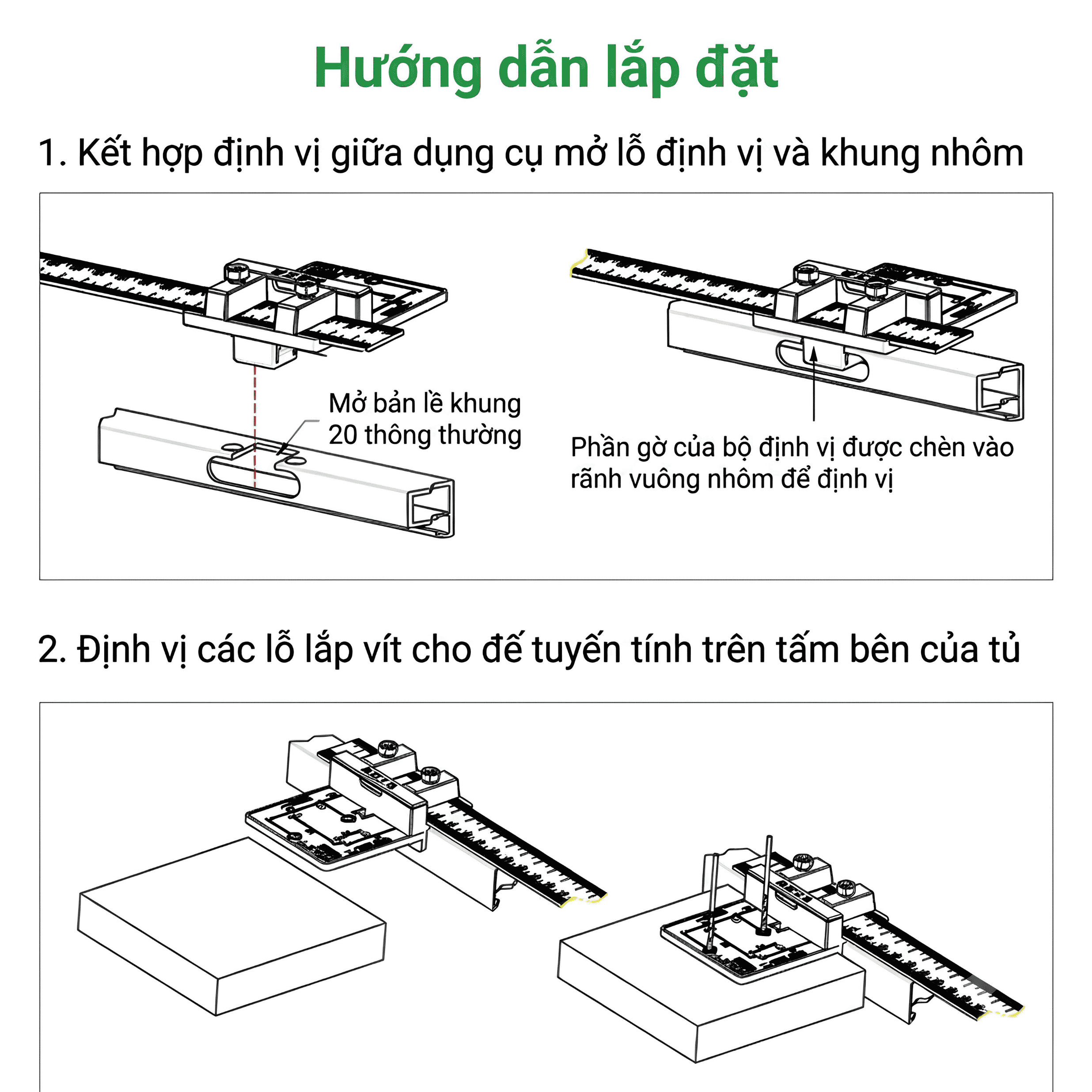 Bản Lề Đế Line K4P Nắp Chụp Racer Cho Khung Nhôm