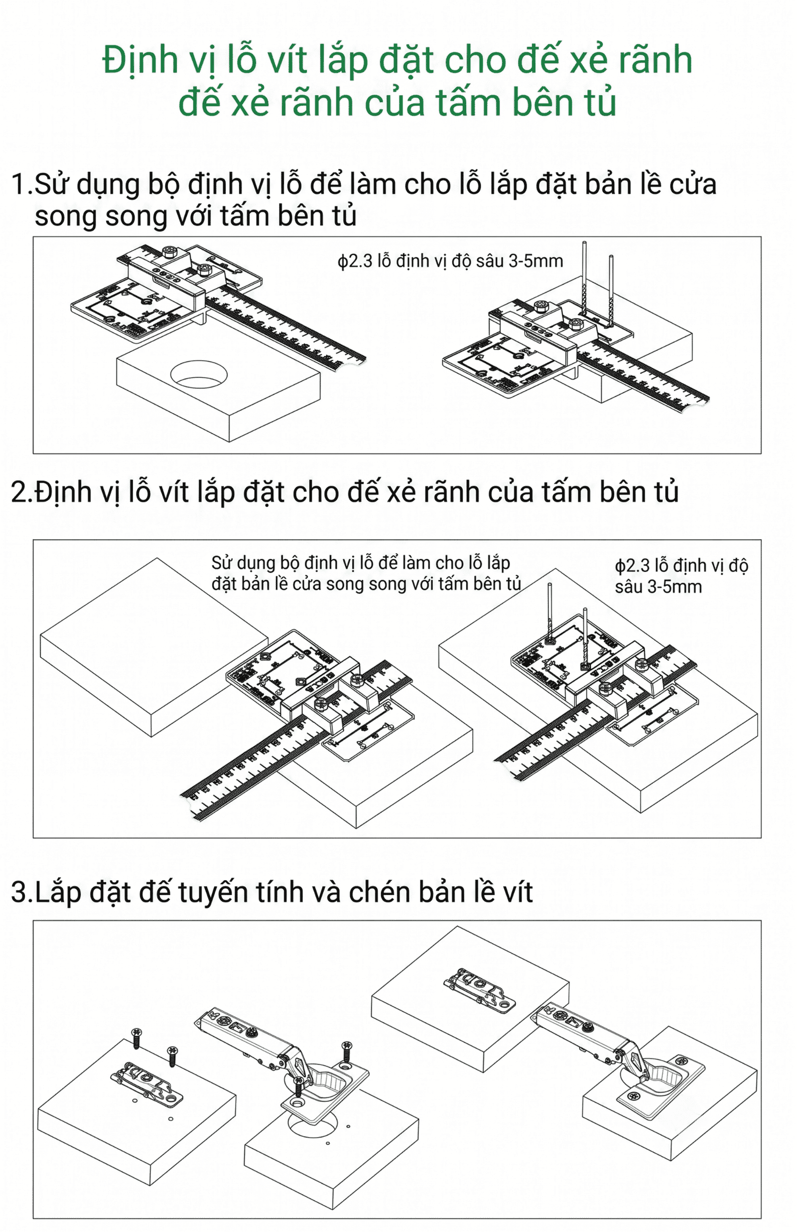 Bản Lề Đế Line K4P Shadow