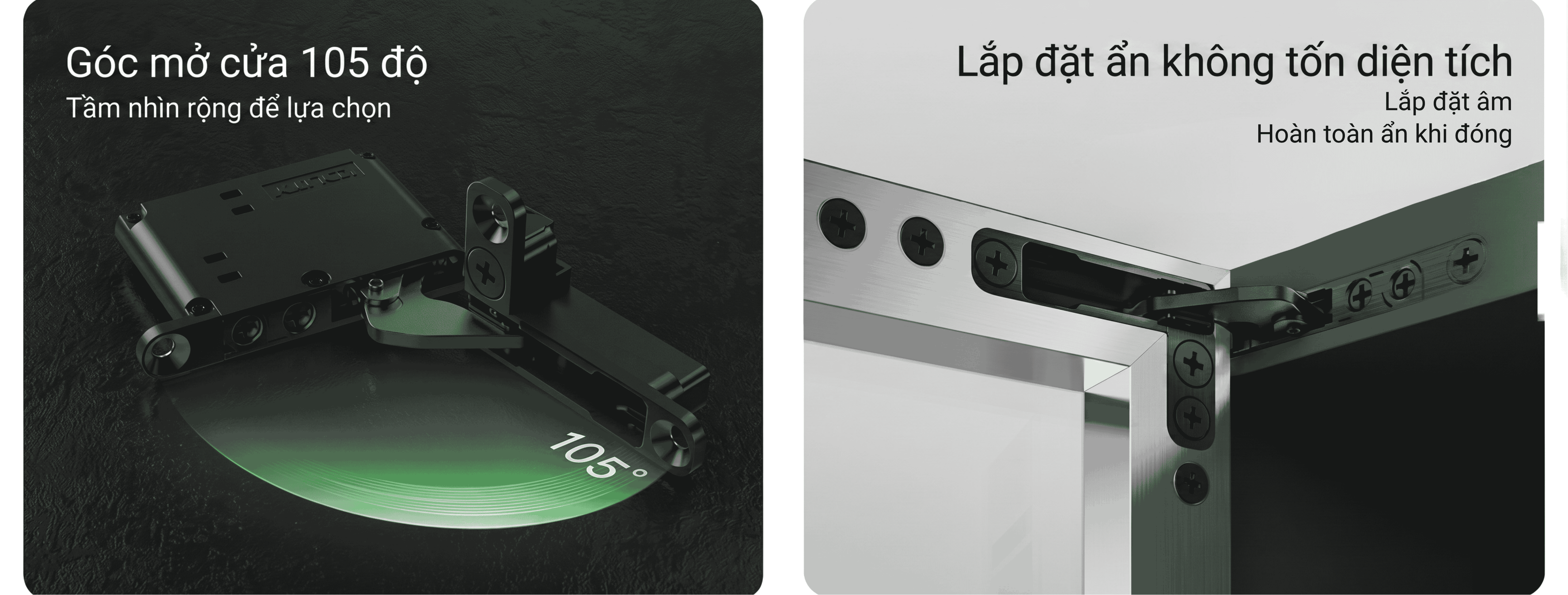 Bản Lề Âm T1 Tải Nặng