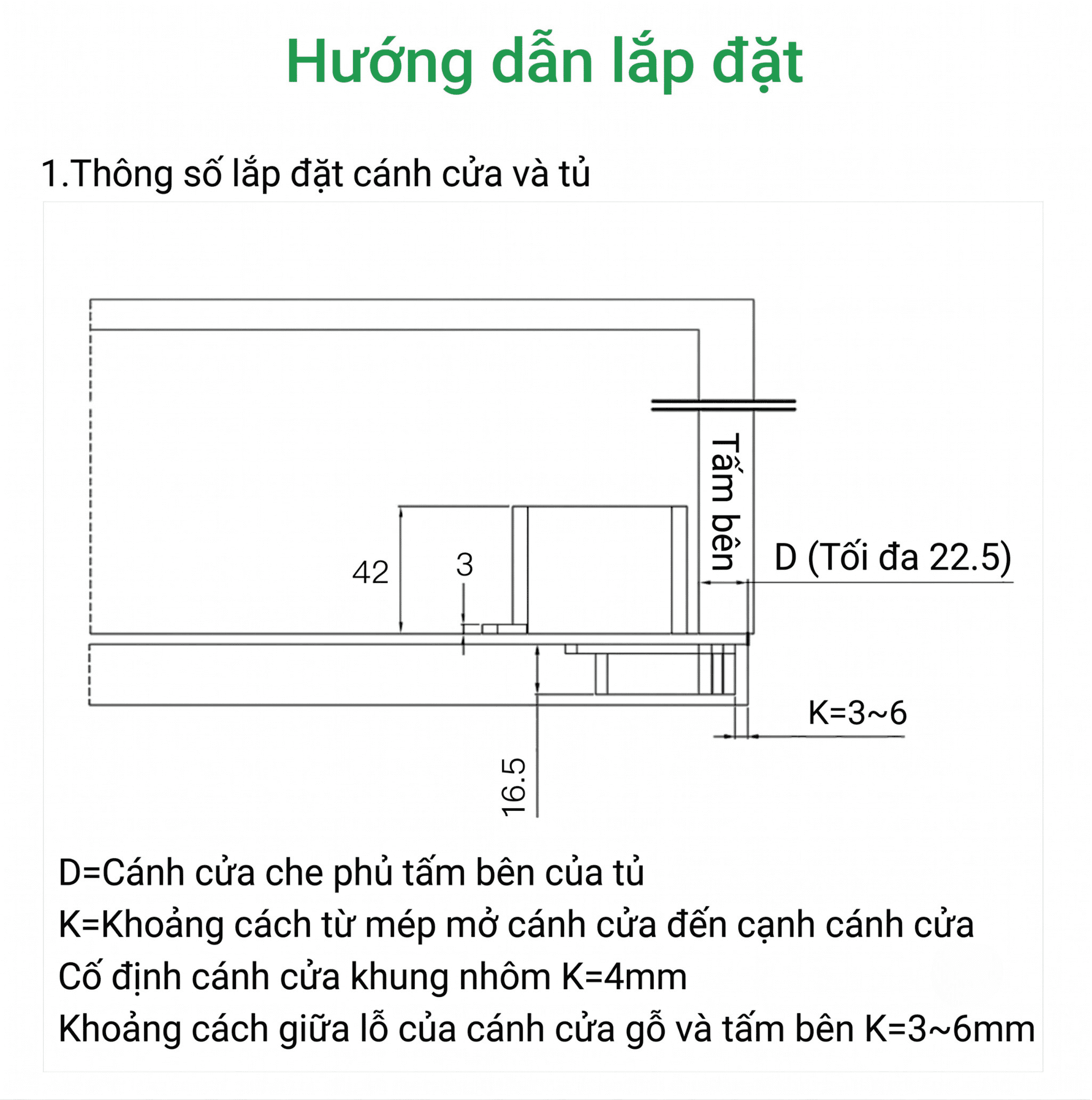 Bản Lề Âm T2 Tải Nhẹ