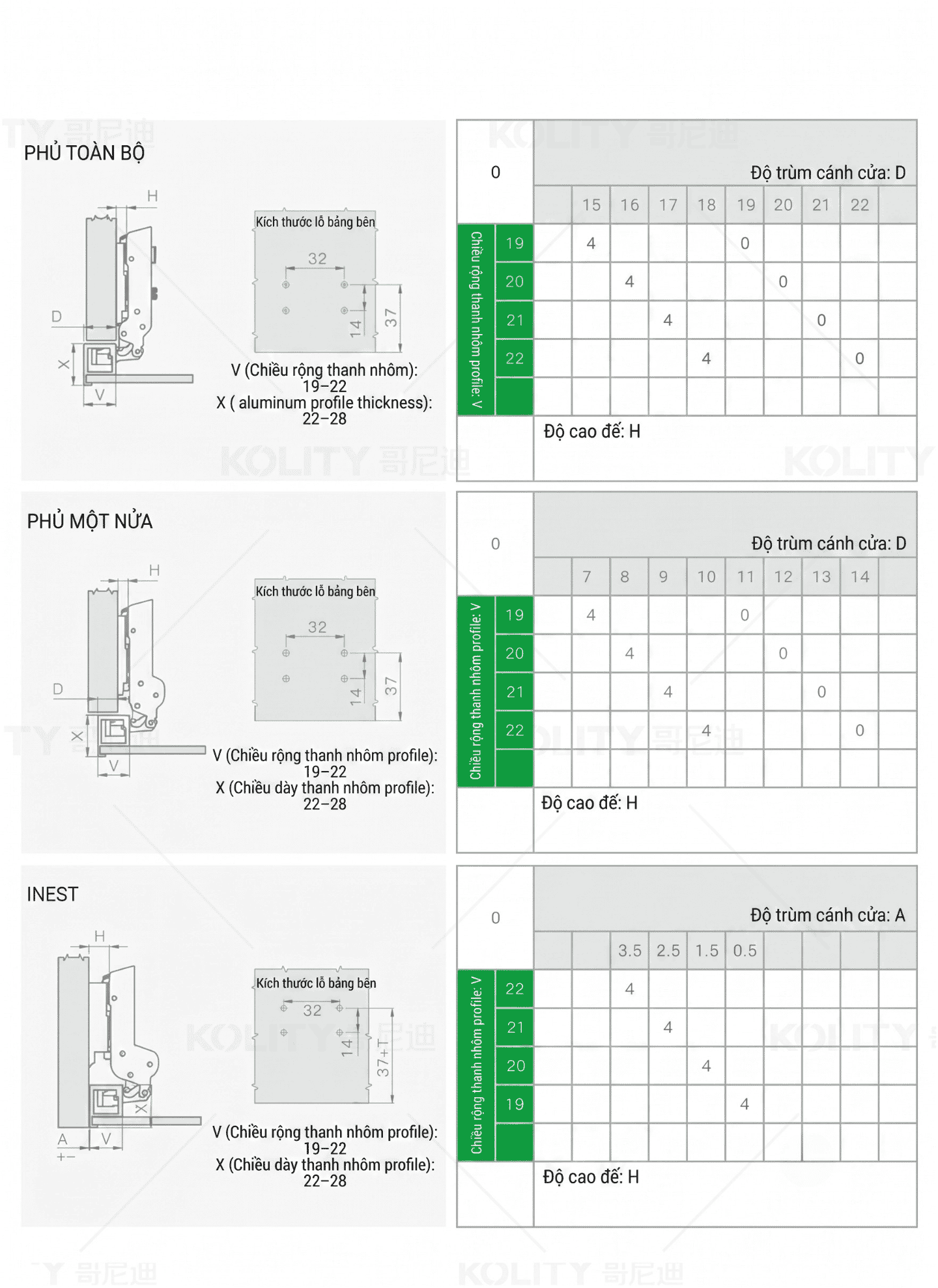 Bản Lề Khung Nhôm Dày K62-LKH-V1