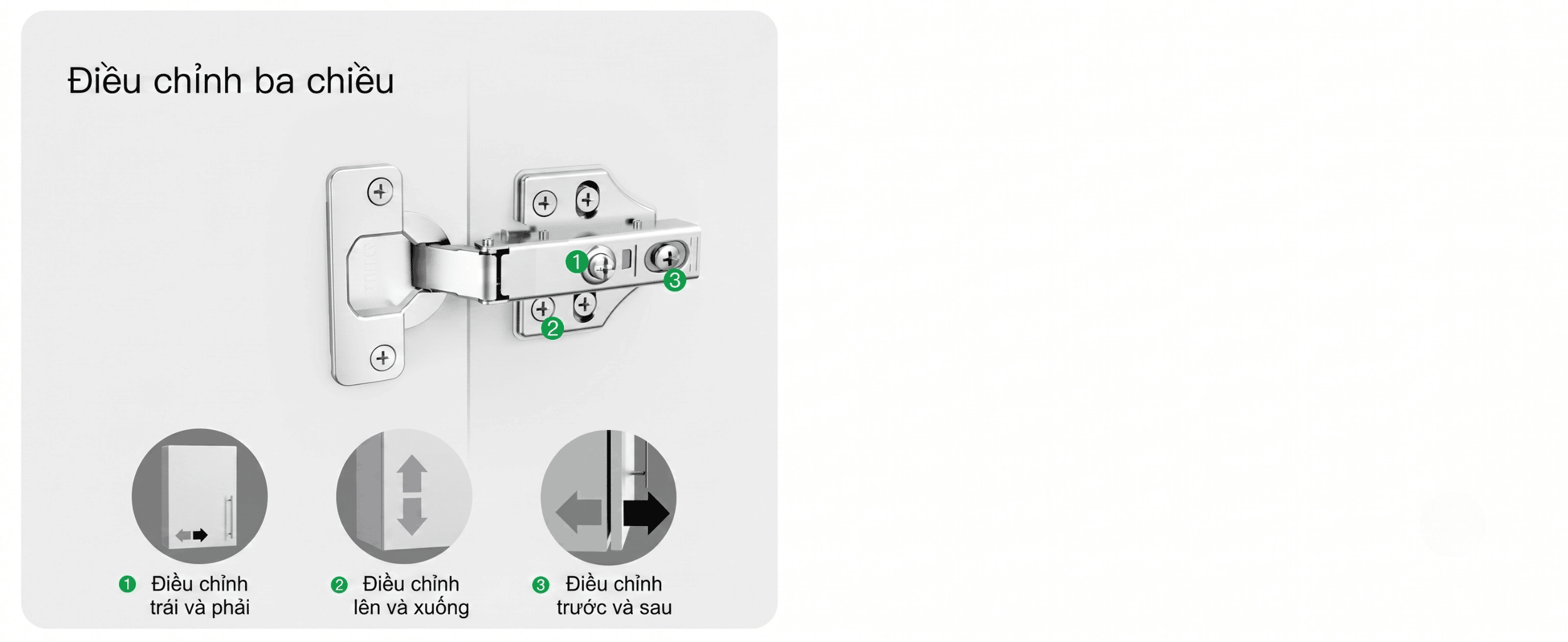 Bản Lề Công Nghiệp One-Way K1