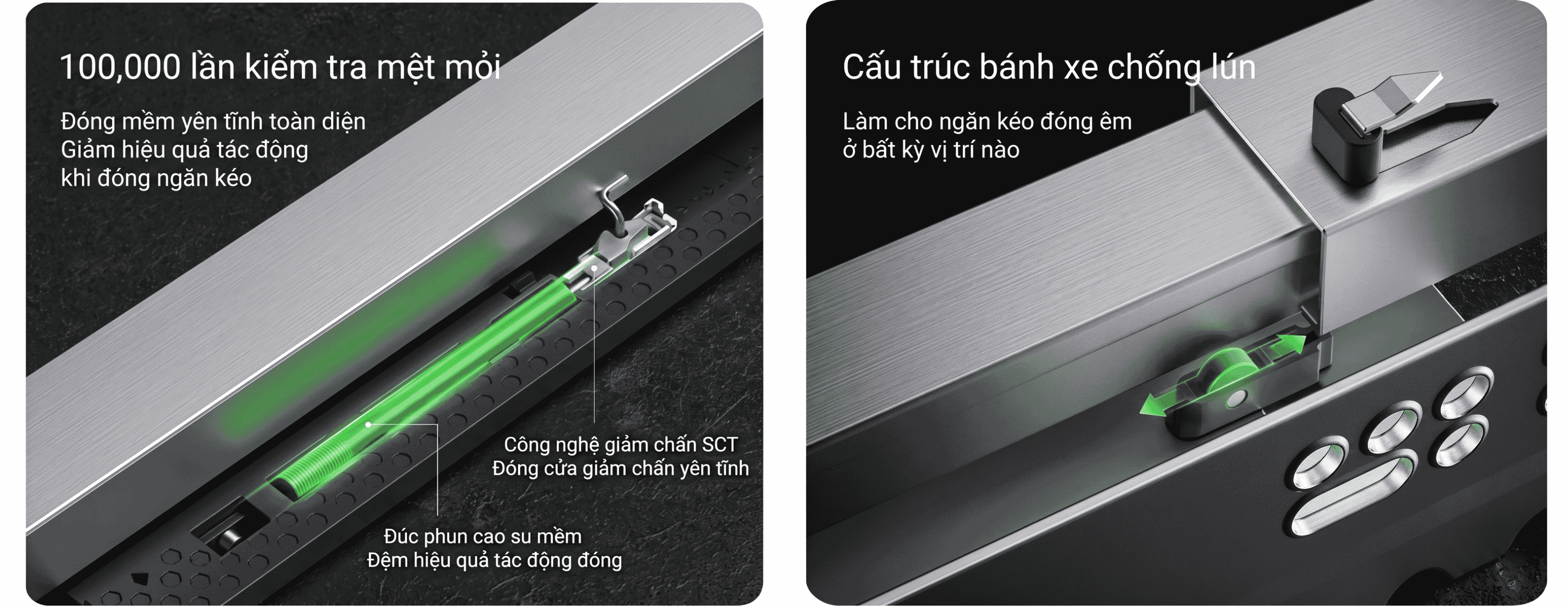 Ray Âm KY 3 Tầng Mở Toàn Phần 2D