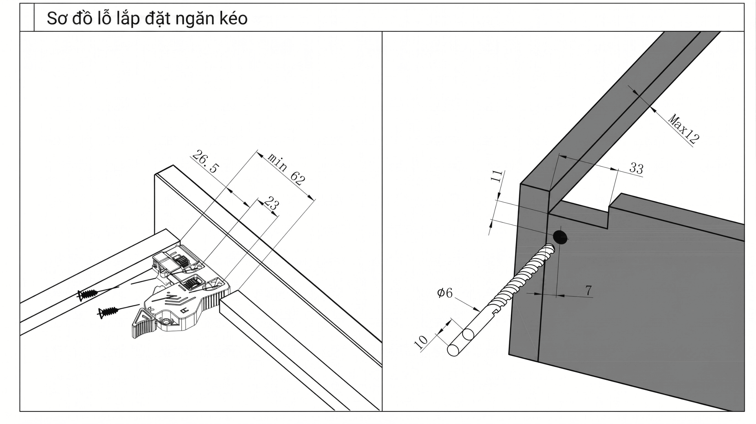 Ray Âm KY 3 Tầng Mở Toàn Phần 2D