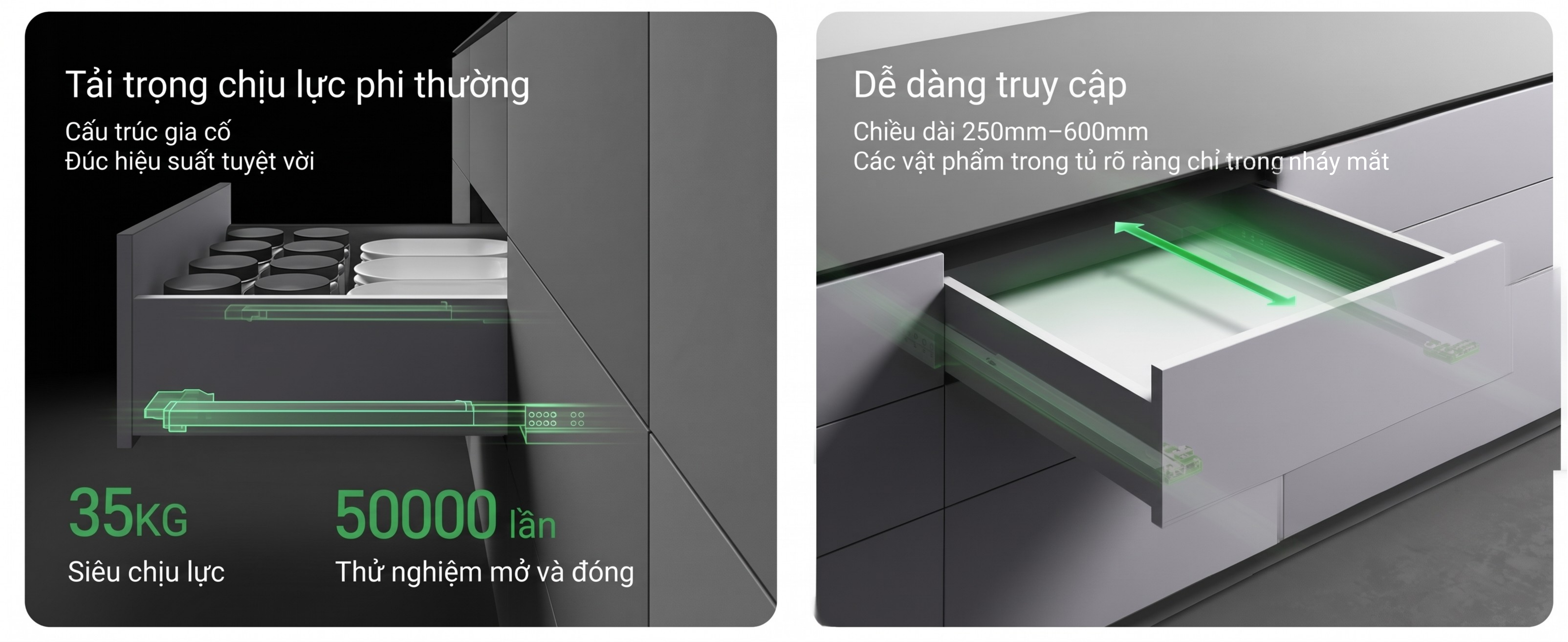 Ray Âm KY 3 Tầng Mở Toàn Phần 2D