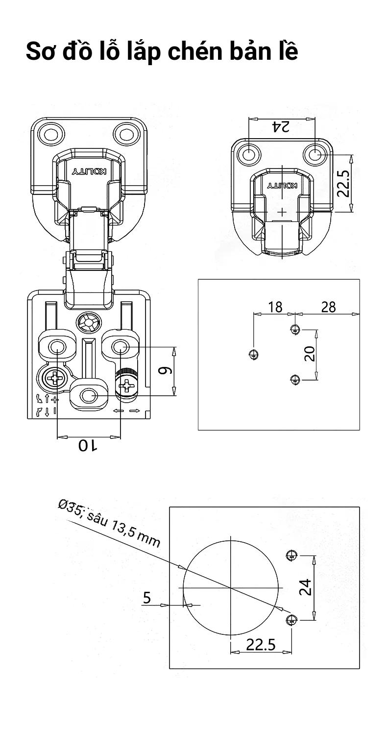 Slim K9 Soft-Close Hinge