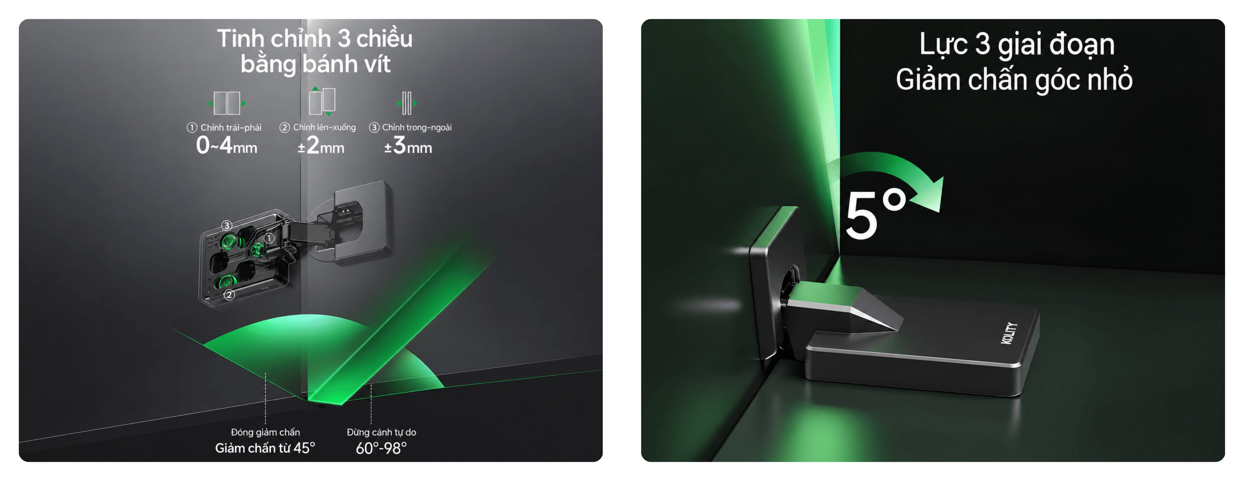 Slim K9 Soft-Close Hinge