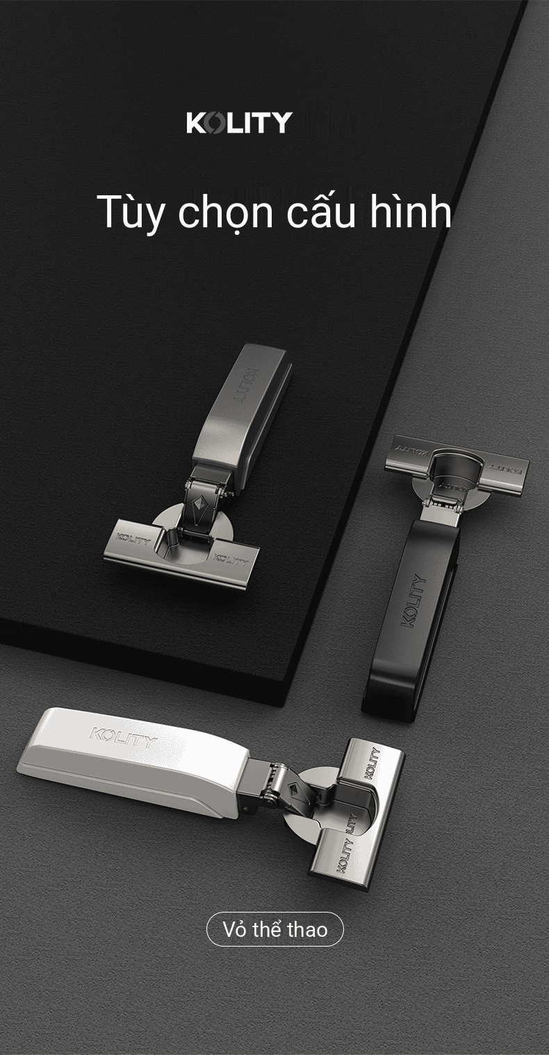 Bản Lề Đế Line 2.0 K63PD Titanium