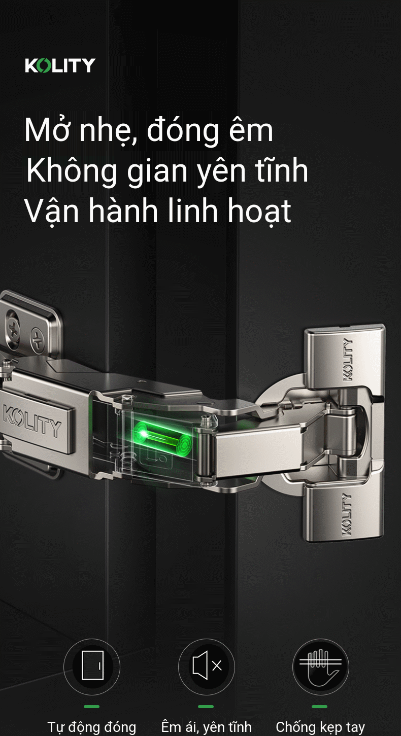 Bản Lề Góc Đặc Biệt T155 Titanium