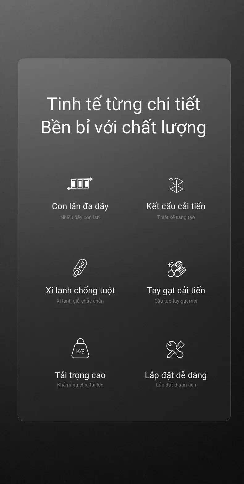 Ray Âm 3 Tầng KY T3 Mở Toàn Phần Tay Cầm 3D