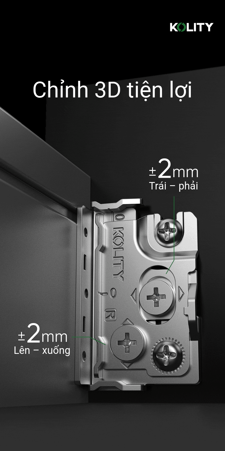 Hệ Thống Ray Hộp Slim 2.0 Kolity KC-GB