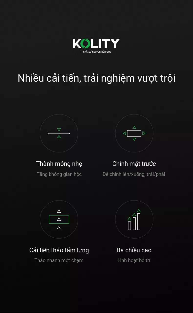 Hệ Thống Ray Hộp Slim Kolity KC-BC